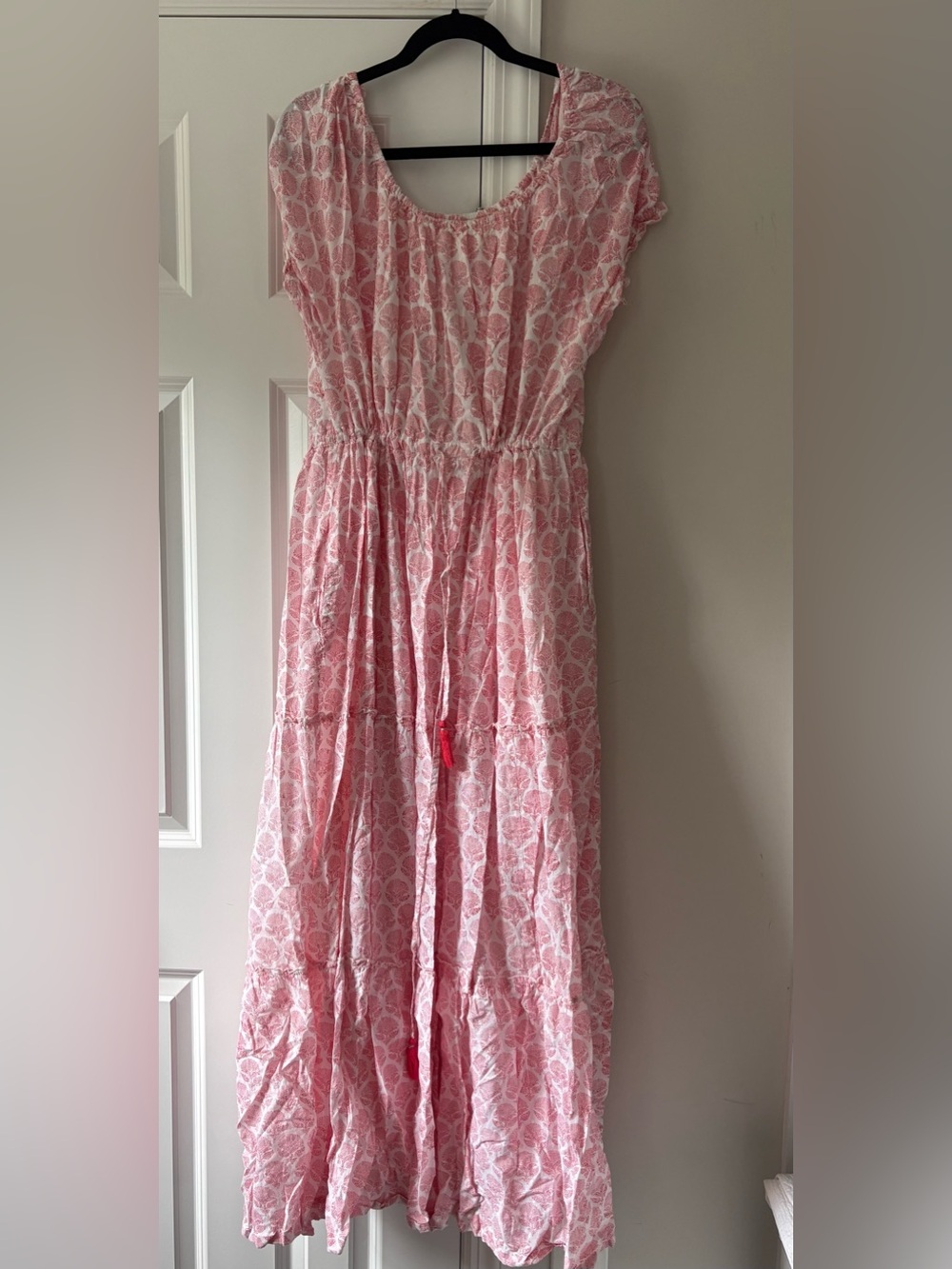 Roller Rabbit Rosemary Abha off the shoulder Maxi Dress